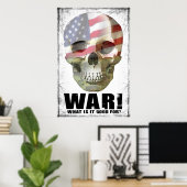 Oorlog waar is het goed voor? Poster (Thuiskantoor)