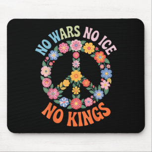 Oorlogen ICE Kings Retro Vintage Bloem Apparel Out Muismat