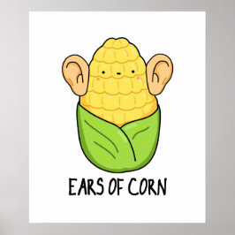 Oorlogen van Corn Funny Corn Pun Poster