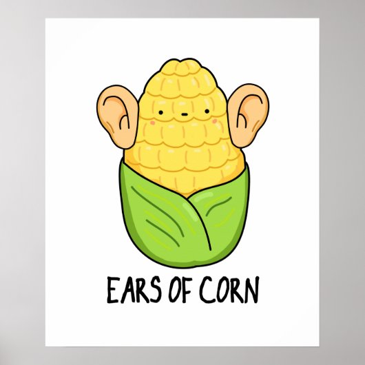 Oorlogen van Corn Funny Corn Pun Poster (Voorkant)