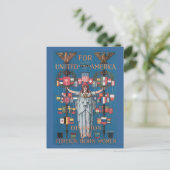 OorlogsBriefkaarten, VS - Immigratie van vrouwen Briefkaart (Staand voorkant)