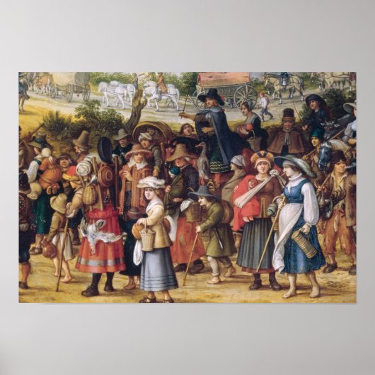 Oorlogscène Poster (Voorkant)