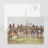 Oorlogsdans van de Sauks en de Foxes Briefkaart (Voorkant / Achterkant)
