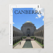 oorlogsherdenking canberra briefkaart (Voorkant / Achterkant)