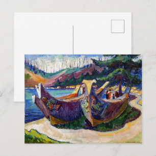 Oorlogskano's Emily Carr Briefkaart