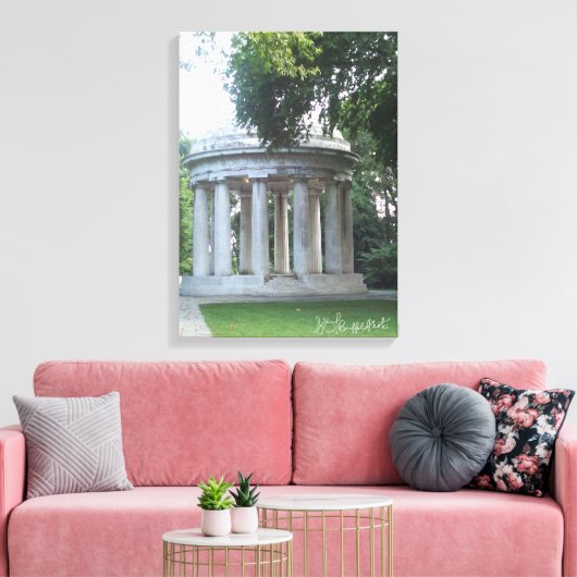 Oorlogsmonument van het District of Columbia Canvas Afdruk (Insitu (Woonkamer))
