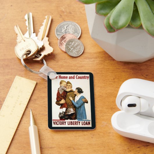 Oorlogsobligatie voor de Victory Liberty Loan Sleutelhanger (Bureau)