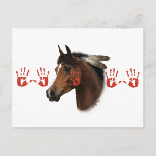 oorlogspaard briefkaart