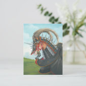 oorlogspaard briefkaart (Staand voorkant)