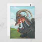 oorlogspaard briefkaart (Voorkant / Achterkant)