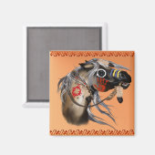 Oorlogspaard magneet (Voorkant / Achterkant)