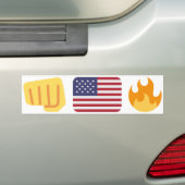 Oorlogsplannen Bumpersticker (Op auto)