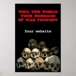 Oorlogsprotest Poster