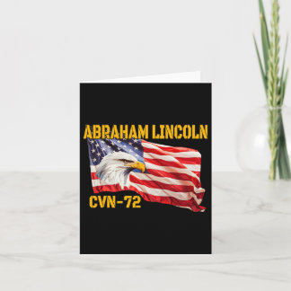 Oorlogsschip Abraham Lincoln Cvn-72 Vliegdekschip  Kaart