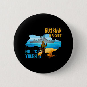 Oorlogsschip Oekraïne Kaart Pride Oekraïne Postag Ronde Button 5,7 Cm