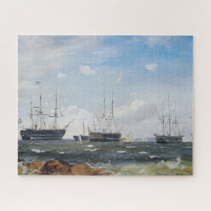 Oorlogsschip uit Göteborg 1861 Legpuzzel
