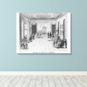 Oorlogsschool Canvas Afdruk (Insitu (Houten vloer))