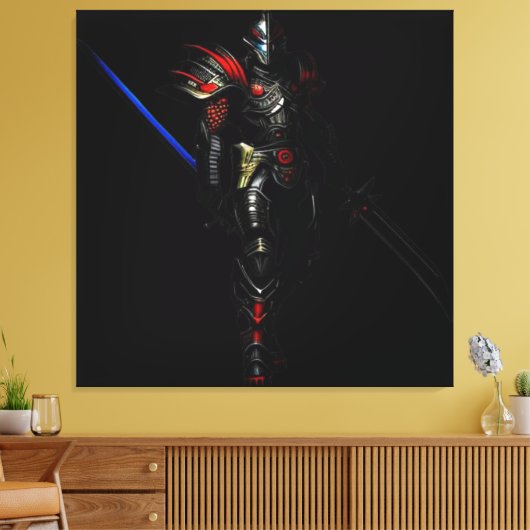 oorlogstrips canvas afdruk (Insitu (Woonkamer))