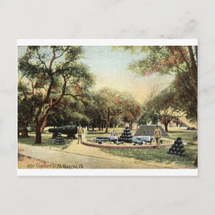 Oorlogstrofeeën, Ft. Monroe Virginia 1914 Briefkaart