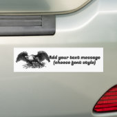  oorlogstrook bumpersticker (Op auto)