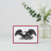  oorlogstrook visitekaartje (Staand voorkant)