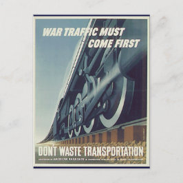 Oorlogsverkeer moet eerst WW-2 Briefkaart komen