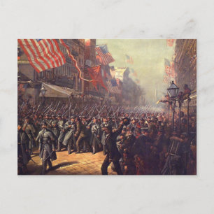 Oorlogsvertrek Briefkaart