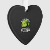 Oorlogsveteraan Dood Lacht Halloween-ontwerp_1 Ornament (voorkant)