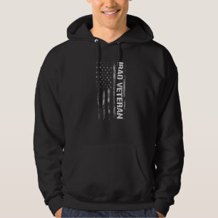Oorlogsveteraan Irak Veteraan Amerikaanse Vlag Ui Hoodie
