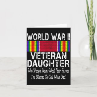 Oorlogsveteraan uit WOII Dochter - Militair Vet Kaart
