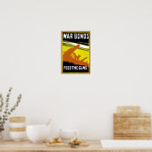 Oorlogsvijvers ~ Diervoeders de Pistolen Poster (Keuken)