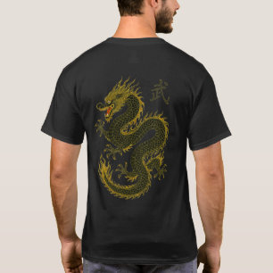 Oorlogsvlam – De Zwarte Goud Draak T-shirt