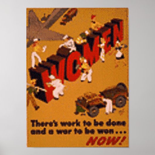 oorlogsvrouwen poster (Voorkant)