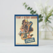 Oorlogswerk - posters - Overwinningstuin Briefkaart (Staand voorkant)