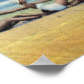  oorlogszucht op het strand poster (Hoek)