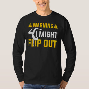 Oorlogvoerend Ik Kan Omvallen Radslag Turnen Sport T-shirt