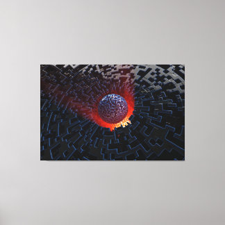Oorsprong Canvas Afdruk