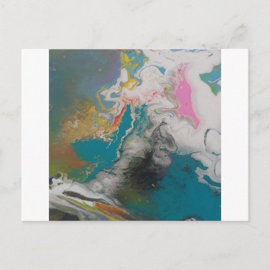 Oorspronkelijk Abstract Storm van het Wind van Tor Briefkaart (Voorkant)