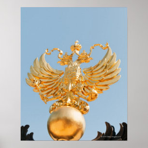 Oorspronkelijk een Byzantijns symbool, het dubbele Poster