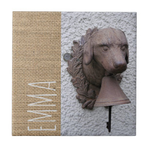 Oorspronkelijk gepersonaliseerd vierkant tegel Jaa Tegeltje