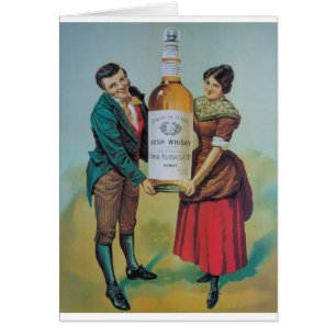 Oorspronkelijk  Iers whisky poster, hand in hand