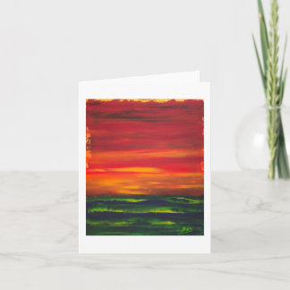 Oorspronkelijk kunstwenskaart kaart