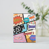 Oorspronkelijk ontwerp van Comics Briefkaart (Staand voorkant)