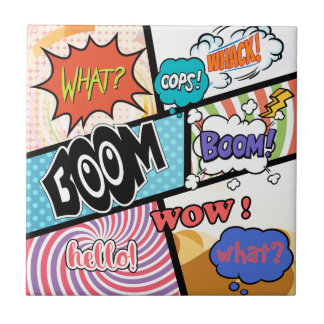 Oorspronkelijk ontwerp van Comics Tegeltje