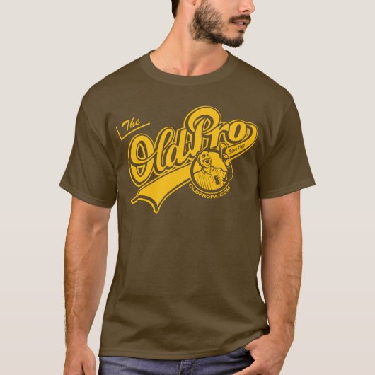 Oorspronkelijk oud Pro (gouddenrod) T-shirt (Voorkant)