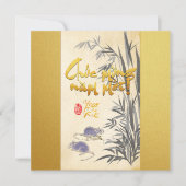 Oorspronkelijk schilderen van Bamboe Ratten Wissen (Voorkant)