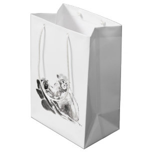 Oorspronkelijk schilderende Chinese aap jaar 2016 Medium Cadeauzakje