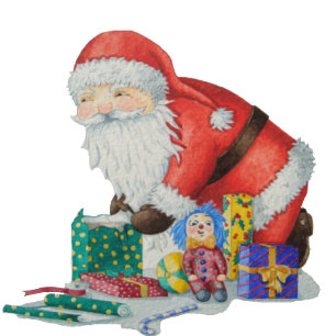 oorspronkelijk seizoensontwerp van santa voor kers stropdas