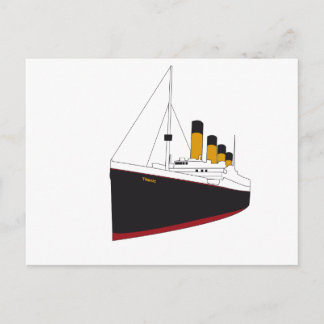 oorspronkelijk titanisch briefkaart