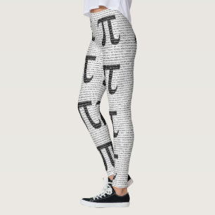 Oorspronkelijk zwart getal pi dag wiskundig symboo leggings